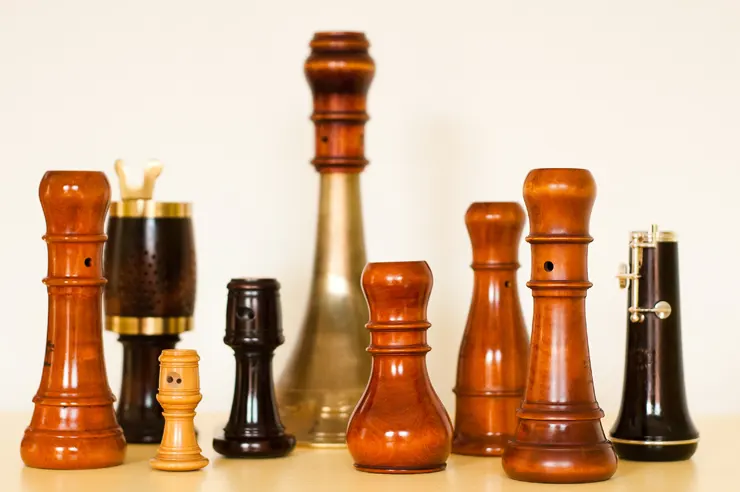 A collection of different oboe pieces from the baroque age.